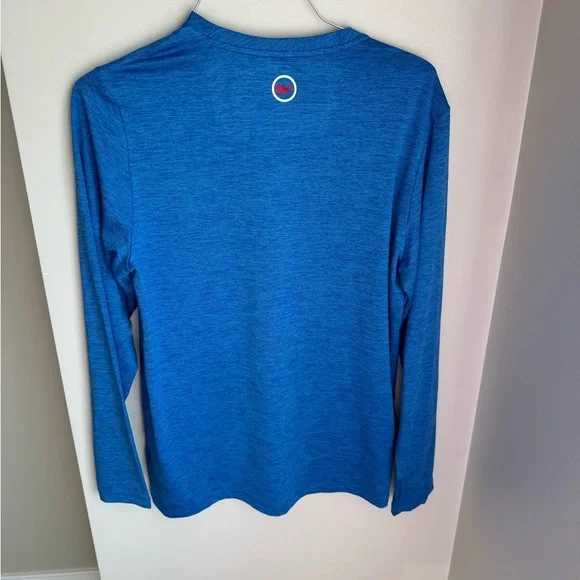 Vineyard Vines Boys Blue Hockey Performance Long Sleeve Size Large - Picture 4 of 4